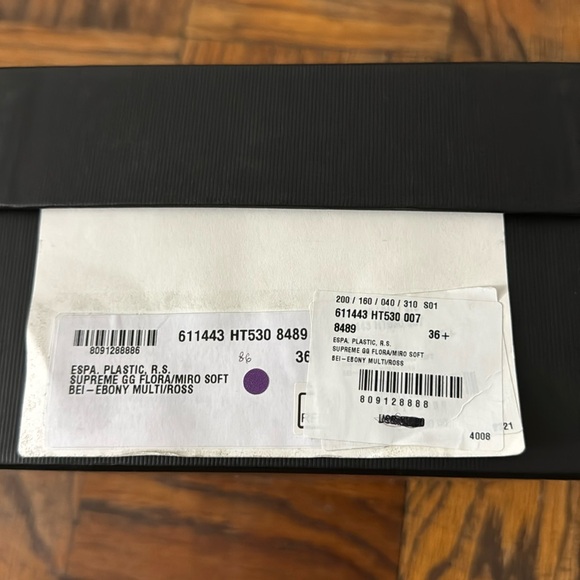 GUCCI BLOOM SUPREME FLORAL ESPADRILLES - Picture 3 of 4